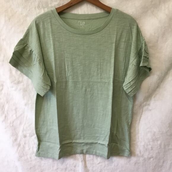 GAP Factory Green Easy Bell Sleeve T-Shirt - Picture 6 of 11